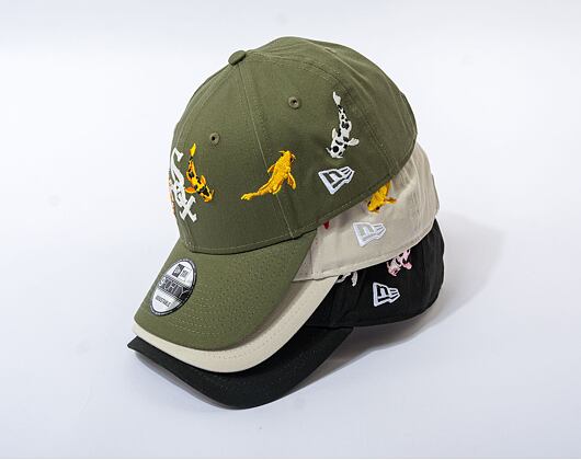 Kšiltovka New Era 9FORTY MLB Koi Fish Chicago White Sox New Olive / Optic White