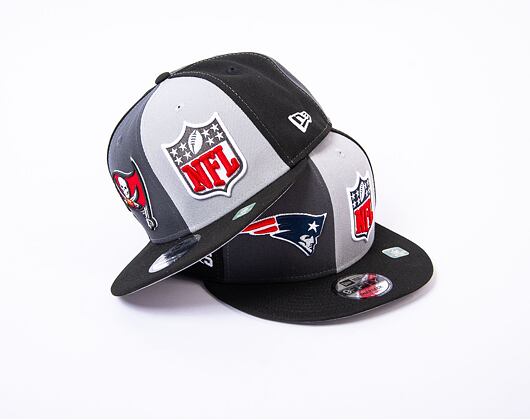 Kšiltovka New Era 9FIFTY NFL Sideline 23 New England Patriots Graphite