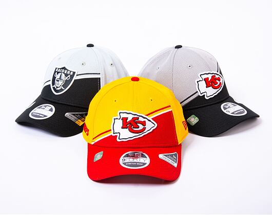 Kšiltovka New Era 9FORTY Stretch-Snap NFL Sideline 23 Kansas City Chiefs Team Colors