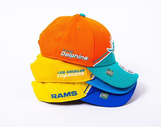 Kšiltovka New Era 9FORTY Stretch-Snap NFL Sideline 23 Los Angeles Rams Team Colors