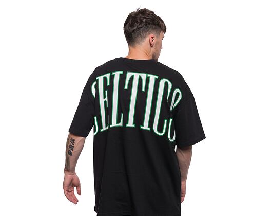 Triko New Era NBA Arch WordMark Oversized Tee Boston Celtics Black / Kelly Green