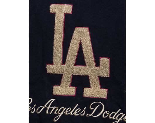 Bunda New Era MLB Large Logo Varsity Los Angeles Dodgers Cooperstown Navy / Off White