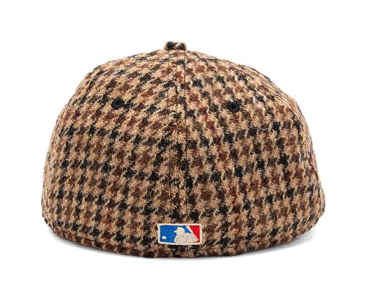 Kšiltovka New Era 59FIFTY MLB Harris Tweed New York Yankees Brown