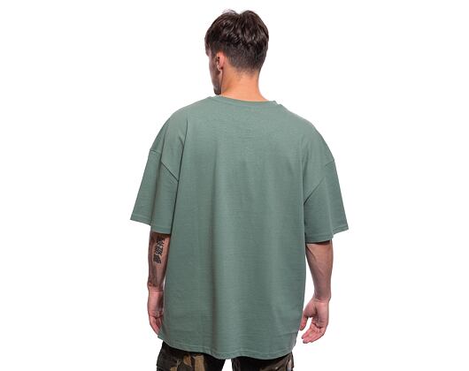 Triko Karl Kani Small Signature Heavy Jersey Boxy Tee dusty green