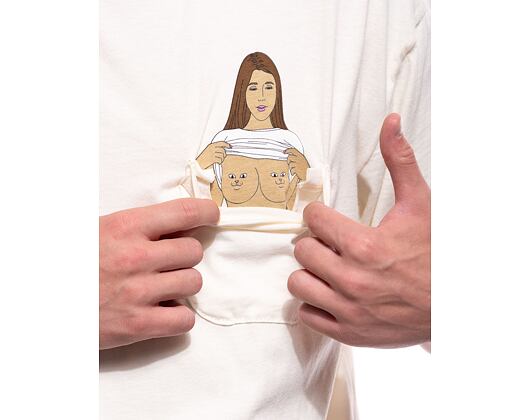 Triko Rip N Dip Flashing Kittys Pocket Tee Natural