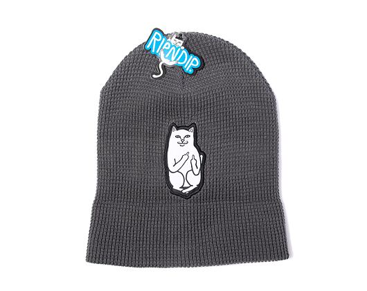 Kulich Rip N Dip Lord Nermal Waffle Knit Beanie Charcoal