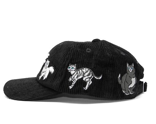 Kšiltovka Rip N Dip Man I Love Felines Strapback Black & Charcoal