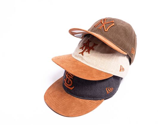 Kšiltovka New Era 9FIFTY Retro Crown MLB Two-Tone Marl New York Yankees Walnut Brown