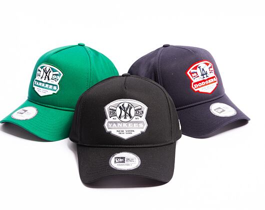 Kšiltovka New Era 9FORTY E-Frame New York Yankees Patch Black