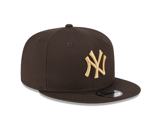 Kšiltovka New Era 9FIFTY MLB League Essential New York Yankees Dark Brown / Bronze