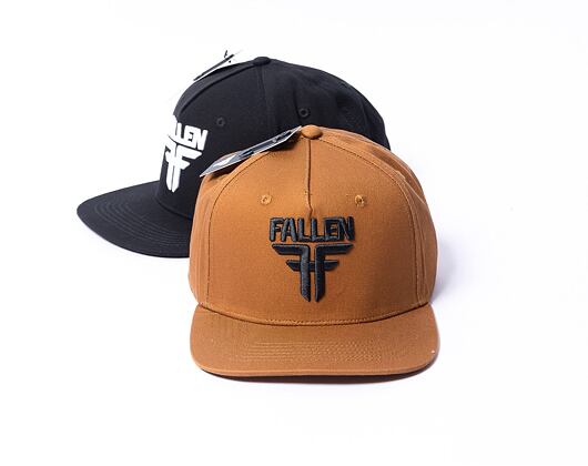 Kšiltovka Fallen Insignia Flat Golden Brown/Black