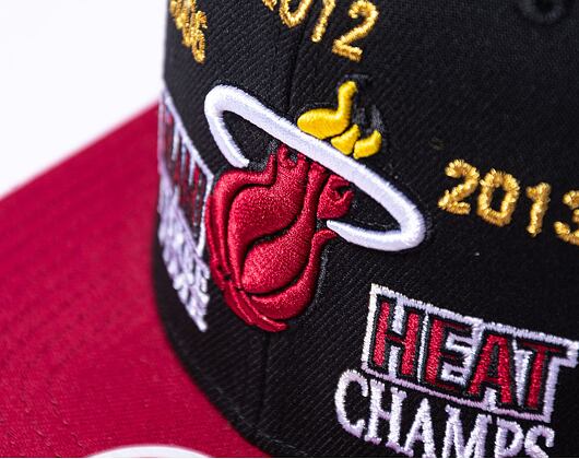 Kšiltovka Mitchell & Ness Nba Champ Is Here Snapback Miami Heat Black