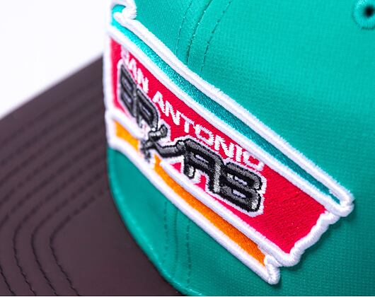 Kšiltovka Mitchell & Ness Nba Heat Up Snapback Hwc San Antonio Spurs Teal