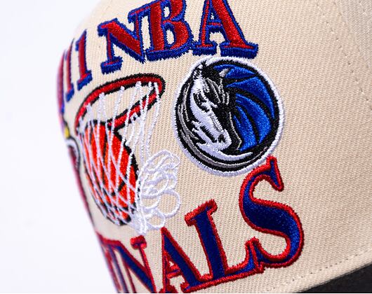 Kšiltovka Mitchell & Ness Nba Finals Remix Snapback Finals Heat Vs. Mavericks Off White