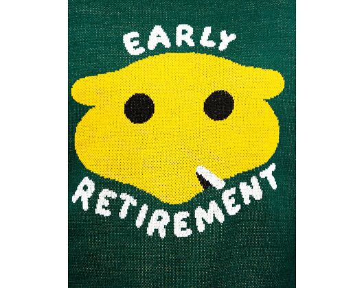 Svetr The Dudes Early Retirement Crewneck Knit Green