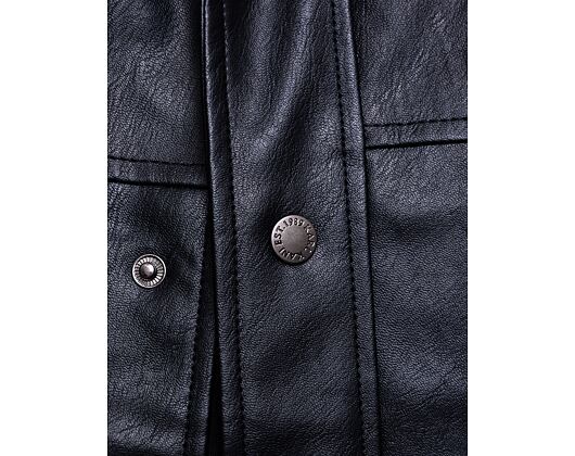 Bunda Karl Kani Bold Full PU Dragon College Jacket black