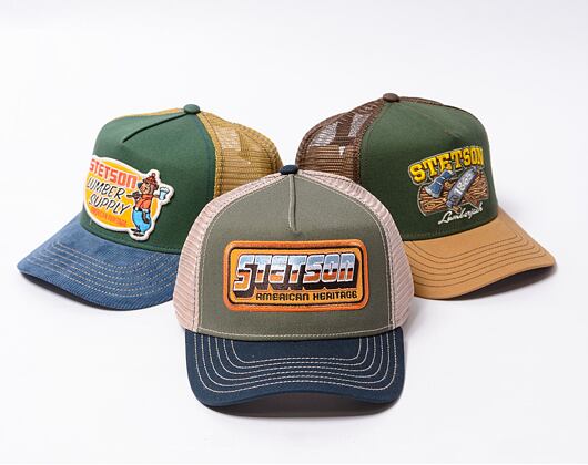 Dětská kšiltovka Stetson Trucker Cap Chrome 7751196