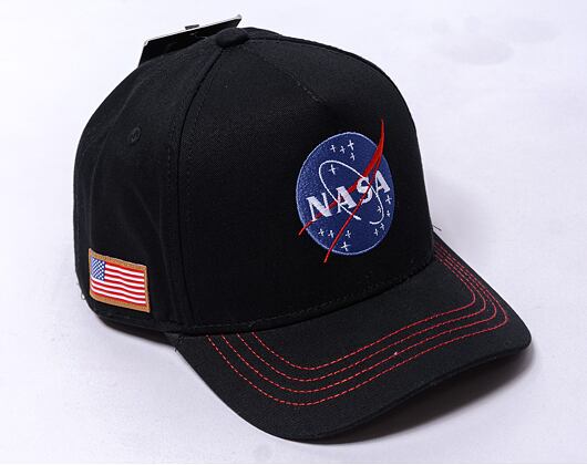 Kšiltovka Capslab NASA A-Frame Black