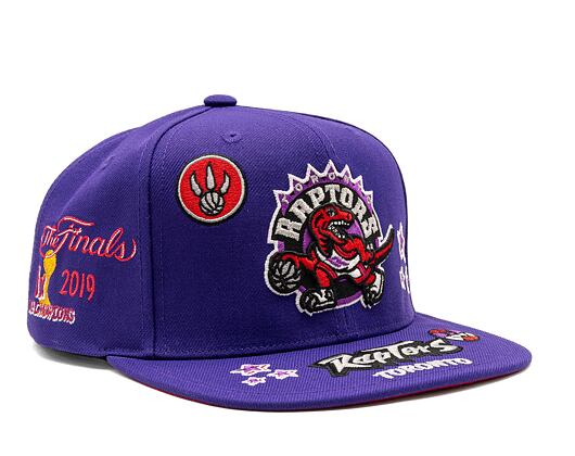 Kšiltovka Mitchell & Ness All Out Snapback Hwc NBA TORONTO RAPTORS Purple