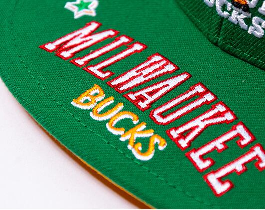 Kšiltovka Mitchell & Ness All Out Snapback Hwc NBA MILWAUKEE BUCKS Green