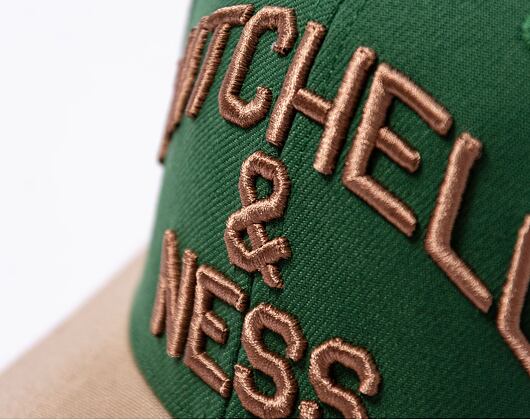 Kšiltovka Mitchell & Ness Branded Athletic Arch Pro Snapback Branded Branded Hunter Green
