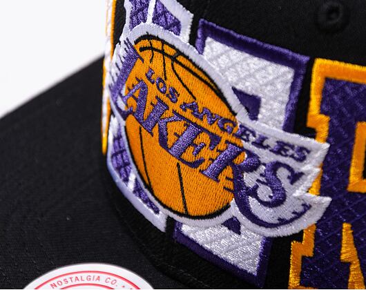 Kšiltovka Mitchell & Ness Varsity Bust Snapback NBA LOS ANGELES LAKERS Black