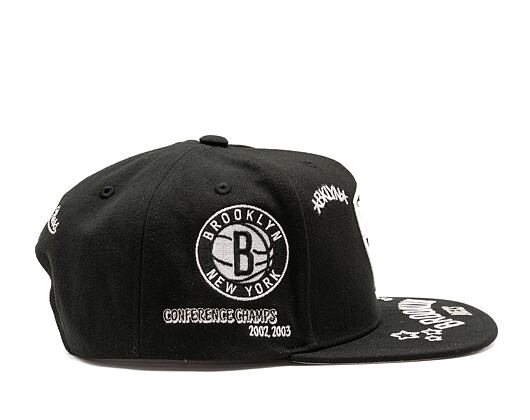 Kšiltovka Mitchell & Ness All Out Snapback NBA BROOKLYN NETS Black