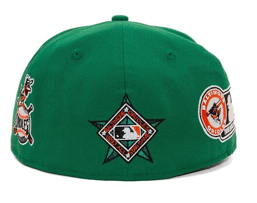 Kšiltovka New Era 59FIFTY MLB Coops All Over Print Baltimore Orioles Cooperstown Team Color