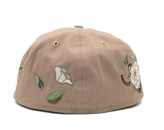 Kšiltovka New Era 59FIFTY Flower Icon Ash Brown