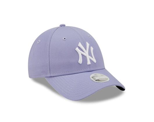 Dámská kšiltovka New Era 9FORTY Womens League Essential New York Yankees - Lavender / White