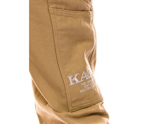 Kalhoty Karl Kani OG Washed Baggy Workwear Pants sand