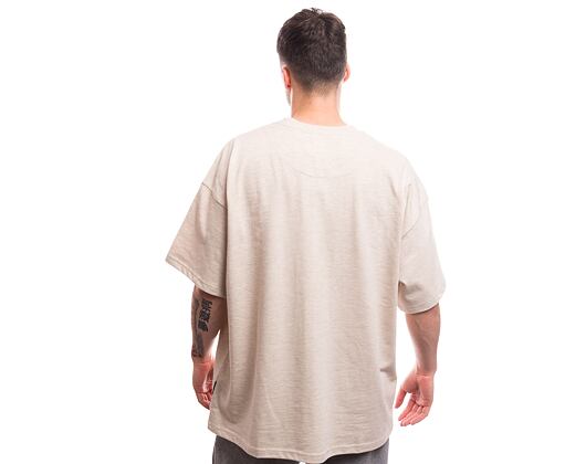 Triko Karl Kani Woven Signature Heavy Jersey Boxy Diner Tee vanilla melange