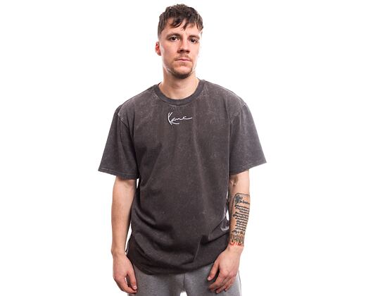 Triko Karl Kani Small Signature Washed Heavy Jersey Skull Tee anthracite