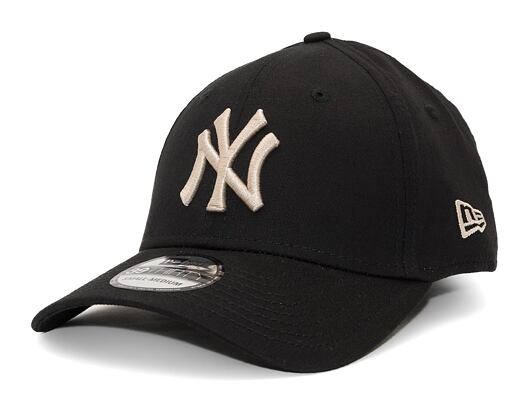 Kšiltovka New Era 39THIRTY MLB League Essential New York Yankees Black / Stone