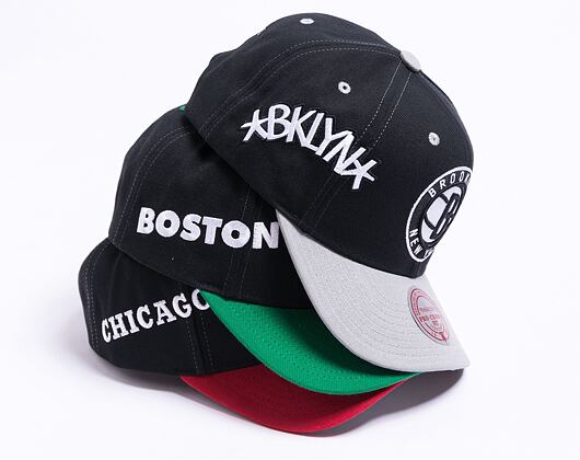 Kšiltovka Mitchell & Ness Overbite Pro Snapback Chicago Bulls Black