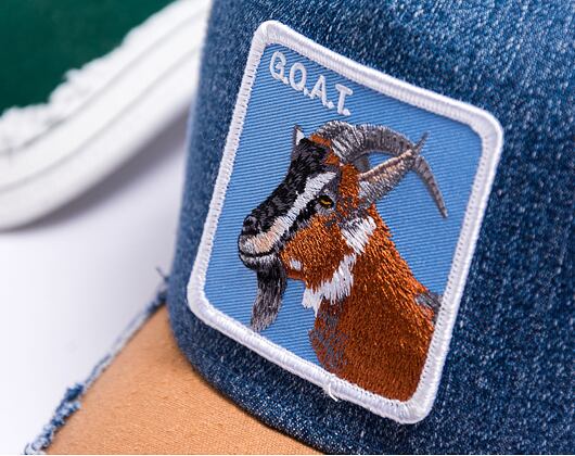 Kšiltovka Goorin - Silky Goat Trucker - Denim