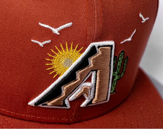 Kšiltovka New Era 9FIFTY MLB Summer Icon Arizona Diamondbacks Retro - Terracotta