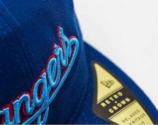 Kšiltovka New Era 59FIFTY MLB Coops Pin Retro Crown Texas Rangers Cooperstown Team Color