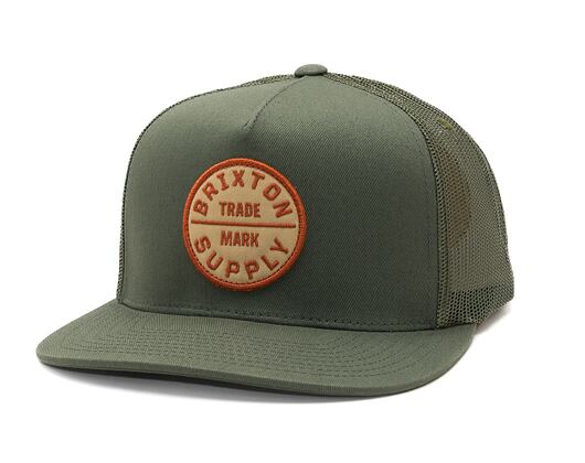 Kšiltovka Brixton Oath MP Trucker Hat - Olive Surplus/Olive Surplus