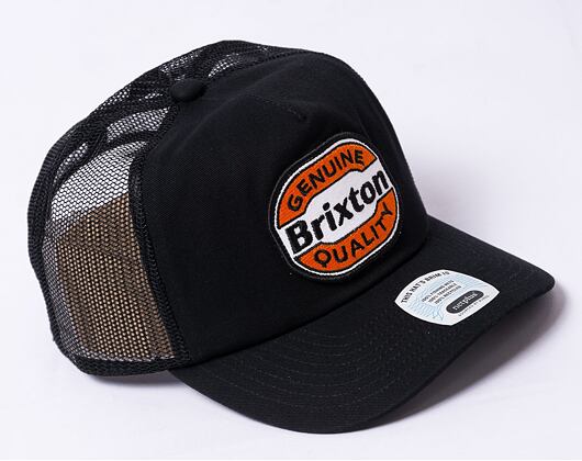 Kšiltovka Brixton Keaton MP Trucker Hat - Black/Black