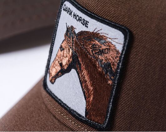 Kšiltovka Goorin - Trucker - Dark Horse Field 100 - Brown