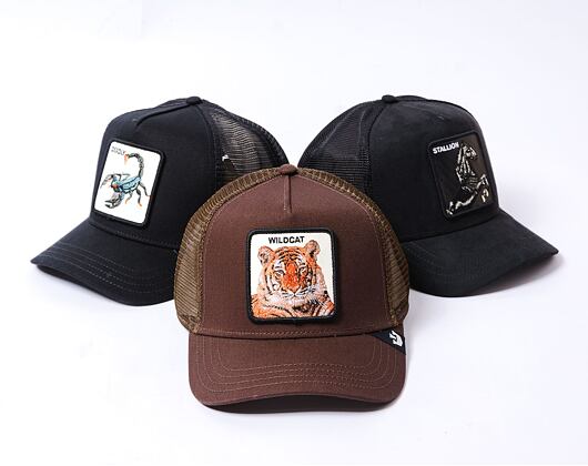 Kšiltovka Goorin - Trucker - The Wildcat Tiger - Brown
