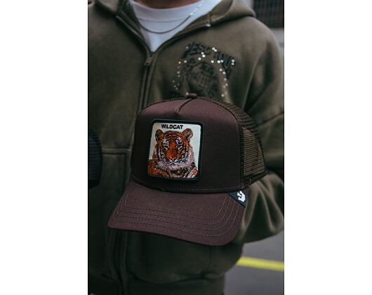 Kšiltovka Goorin - Trucker - The Wildcat Tiger - Brown
