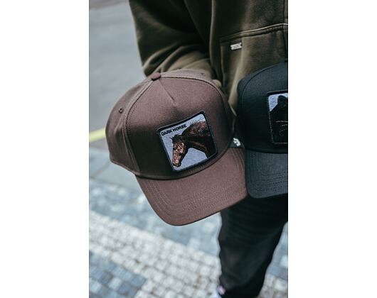 Kšiltovka Goorin - Trucker - Dark Horse Field 100 - Brown