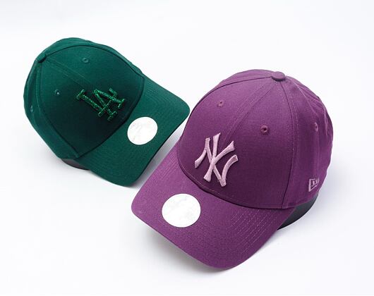 Dámská Kšiltovka New Era - 9FORTY Womens MLB Metallic - NY Yankees - Purple