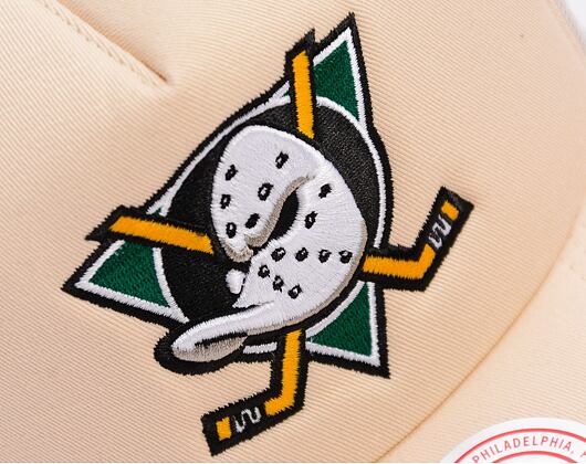 Kšiltovka Mitchell & Ness - NHL Evergreen Trucker Vntg - Anaheim Ducks - Off White