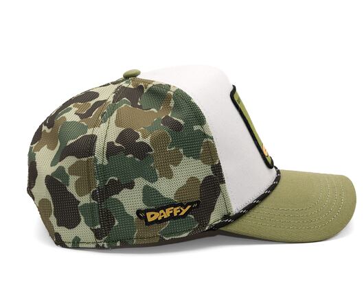 Kšiltovka Capslab - Trucker Looney Tunes - Daffy Duck - Camo