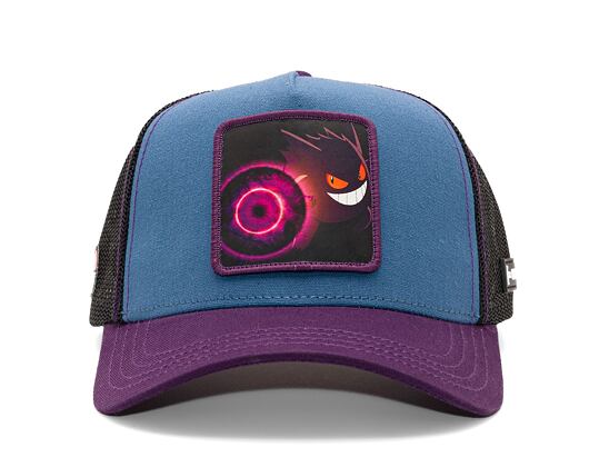 Kšiltovka Trucker Capslab X Pokémon - Gengar - Effet Bamboo