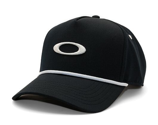 Kšiltovka Oakley - Oakley Ellipse Rope Hat - Black/White