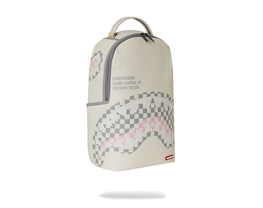 Batoh Sprayground -  Cream Check Shark Central Backpack